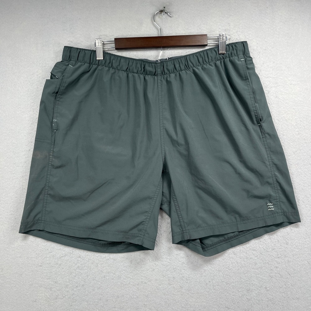 Free Fly Lined Swell Shorts Mens XXL Green Athletic Outdoor Gorpcore Hiking